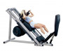 Профессиональная гакк-машина и жим ногами Body-Solid GLPH2100 под углом 45° на свободном весе, рельсовый