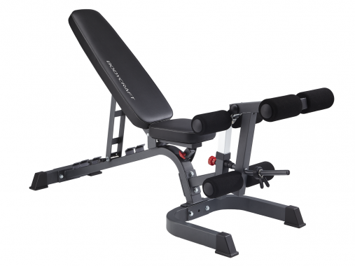 Скамья многофункциональная BodyCraft F602 в комплекте с опциями: парта для бицепса и сгибатель/разгибатель для ног