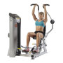 Трицепс сидя HOIST ROC-IT RS-1103 Tpeнaжep грузоблочный, серебряный/черный