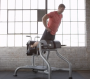 Скамья для ягодиц и бедер MATRIX MAGNUM MG-A96 BLACK MATTE (GHD) Glute Ham Bench