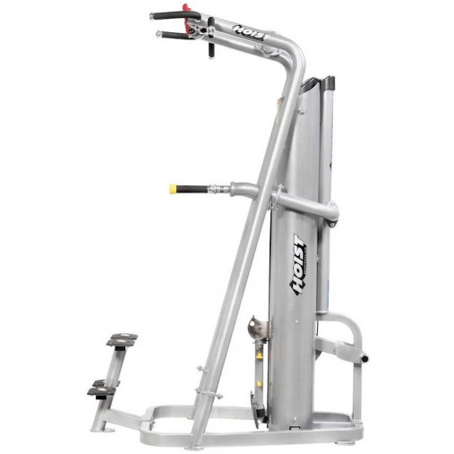 Турник пресс брусья Hoist ROC-IT RS-1700 platinum (гравитрон) подтягивание, отжимание с помощью (цвет рамы: серебристый)