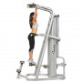 Турник пресс брусья Hoist ROC-IT RS-1700 platinum (гравитрон) подтягивание, отжимание с помощью (цвет рамы: серебристый)