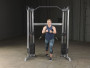 Сдвоенная блочная стойка / Кроссовер угловой Body-Solid GDCC200 со стеками 72.5 кг