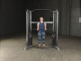 Сдвоенная блочная стойка / Кроссовер угловой Body-Solid GDCC200 со стеками 72.5 кг