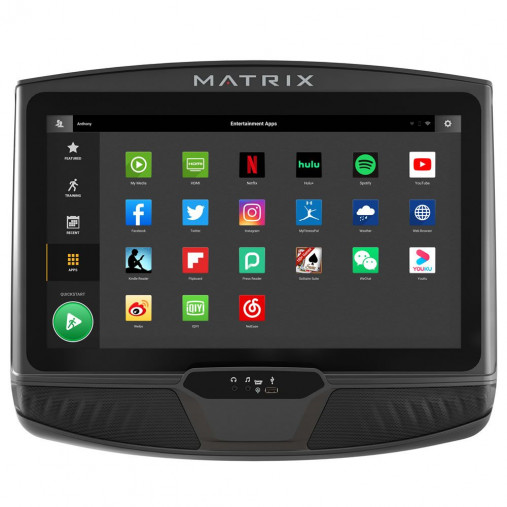Велоэргометр Matrix R50XUR горизонтальный домашний с 22-дюймовым сенсорным дисплеем