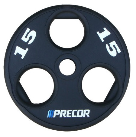 Precor FM\UPP Олимпийский диск в уретане с логотипом 15 кг