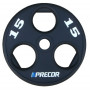 Precor FM\UPP Олимпийский диск в уретане с логотипом 15 кг