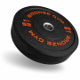 Диск бамперный 25 кг оранжевый BRONZE GYM BG-BMP-25 олимпийский ф50 мм для кроссфита