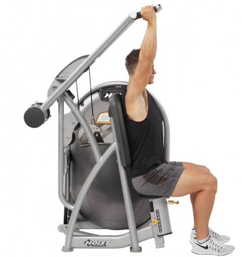 Жим от плеч HOIST CL-3501 Club Line грузоблочный, стек 191 кг