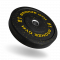 Диск бамперный 15 кг желтый BRONZE GYM BG-BMP-15