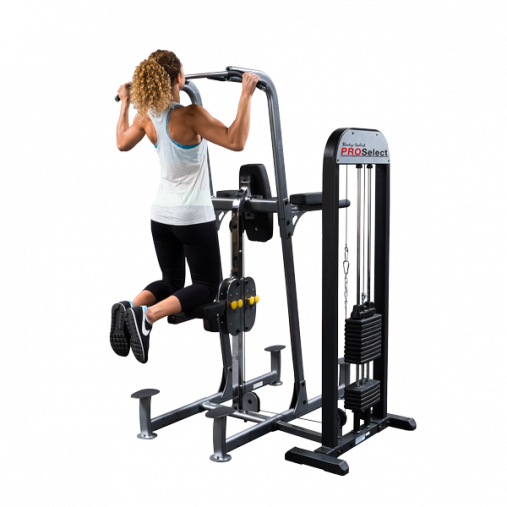 Турник-пресс-брусья Body-Solid FCD-STK со встроенным весовым стеком 95 кг. (гравитрон)