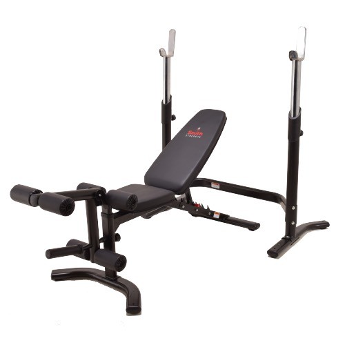 Многофункциональная силовая скамья со стойками под штангу Smith Strength WB270