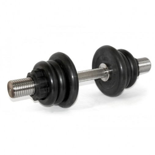 Гантель наборная 16,5 кг (с хромированной вращающейся ручкой) ф50 MB Barbell (Атлет)