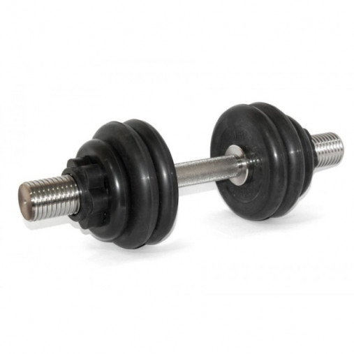 Гантель наборная 19 кг (с хромированной вращающейся ручкой) ф50 MB Barbell (Атлет)