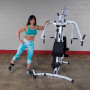 Многофункциональный силовой тренажер Body-Solid EXM2500S мультистанция двухпозиционная со стеком 95кг