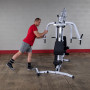 Многофункциональный силовой тренажер Body-Solid EXM2500S мультистанция двухпозиционная со стеком 95кг