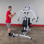 Многофункциональный силовой тренажер Body-Solid EXM2500S мультистанция двухпозиционная со стеком 95кг
