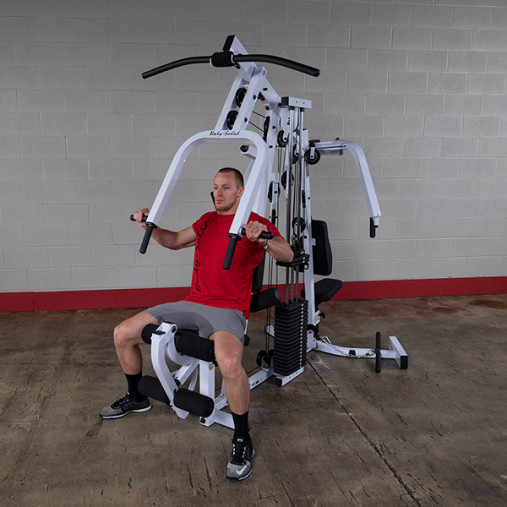 Многофункциональный силовой тренажер Body-Solid EXM2500S мультистанция двухпозиционная со стеком 95кг