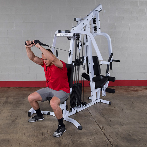 Многофункциональный силовой тренажер Body-Solid EXM2500S мультистанция двухпозиционная со стеком 95кг