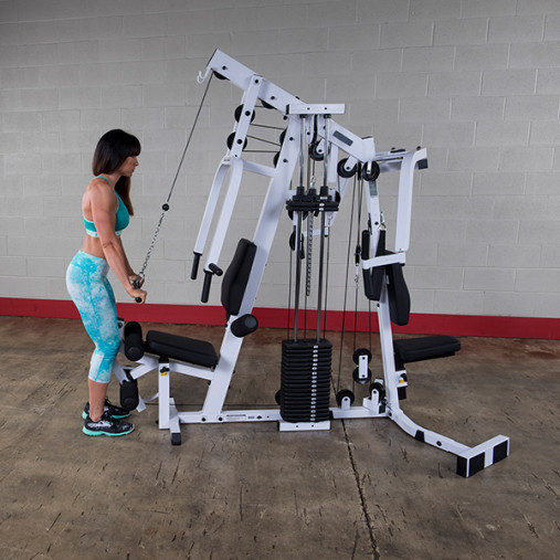 Многофункциональный силовой тренажер Body-Solid EXM2500S мультистанция двухпозиционная со стеком 95кг