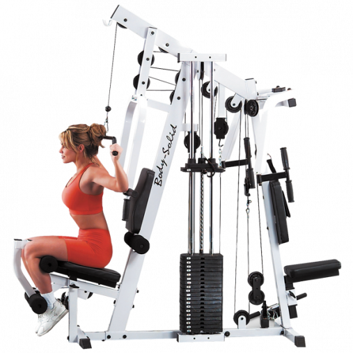 Многофункциональный силовой тренажер Body-Solid EXM2500S мультистанция двухпозиционная со стеком 95кг