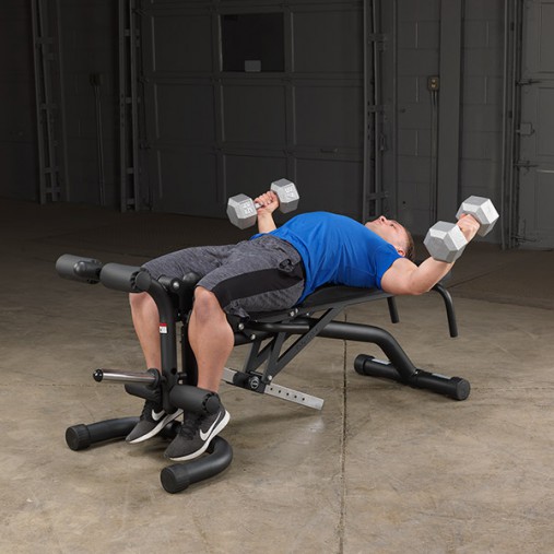 Скамья регулируемая универсальная + керл для ног Body-Solid FID46