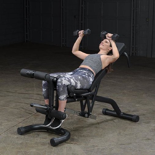 Скамья регулируемая универсальная + керл для ног Body-Solid FID46