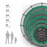 Батут UNIX line 14 ft (4.27 м) SUPREME GAME (green)
