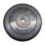 Набор обрезиненных дисков, черные MB Barbell, D-51 мм, 1,25-25 кг, АТЛЕТ (общий вес 157,5 кг)