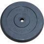 Набор обрезиненных дисков, черные MB Barbell, D-51 мм, 1,25-20 кг, АТЛЕТ (общий вес 107,5 кг) 6 пар