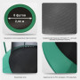 Батут премиум ARLAND 8FT с внутренней страховочной сеткой и лестницей (Dark green)