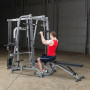 Многофункциональный тренажер Машина Смита Body Solid GS348QP4 со стеком 90кг. (в максимальной комплектации)