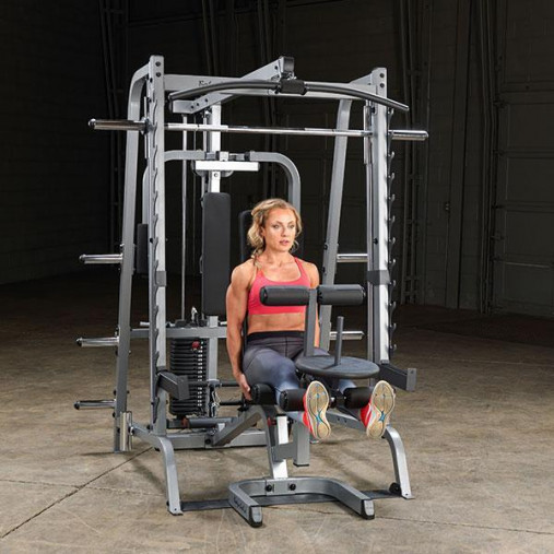 Многофункциональный тренажер Машина Смита Body Solid GS348QP4 со стеком 90кг. (в максимальной комплектации)