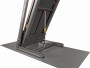 Беговая дорожка домашняя складная компактная UnixFit ST-600X с ковриком