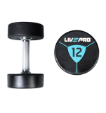 Гантели в уретане LIVEPRO Premium Urethane Dumbbells 12 кг, черный/синий (пара) Гантели в уретане LIVEPRO Premium Urethane Dumbbells 12 кг, черный/синий (пара)