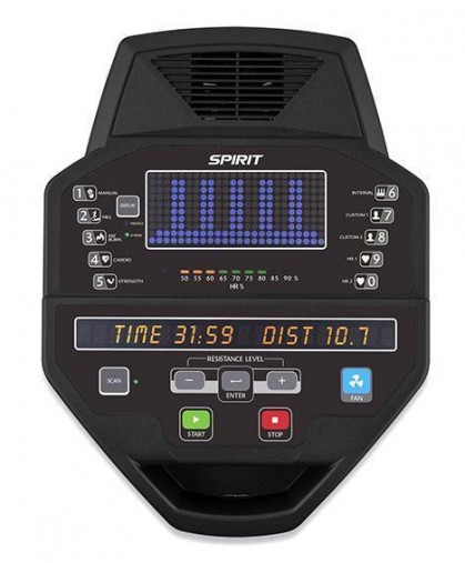 Эллиптический тренажер со сменным шагом SPIRIT CE850