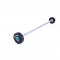 Штанга в уретане LIVEPRO Urethane Barbell 10 кг, черный/синий