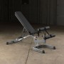 Усиленная силовая скамья Body-Solid GFID71 с регулируемым углом наклона для пресса, упражнений со штангой и гантелями