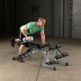 Усиленная силовая скамья Body-Solid GFID71 с регулируемым углом наклона для пресса, упражнений со штангой и гантелями