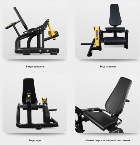 Разгибание ног сидя BRONZE GYM PL-1711