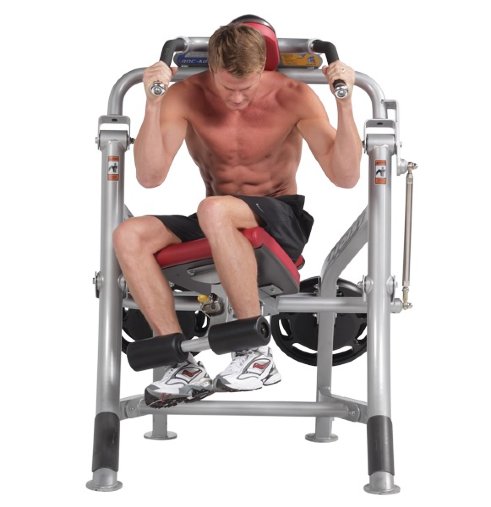 Пресс нагружаемый дисками HOIST ROC-IT RPL-5601 ABDOMINALS (цвет рамы: серебряный, обивка: черная)