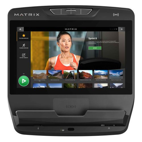 Беговая дорожка Matrix Performance Plus с реечным полотном и сенсорной WiFi консолью Touch XL