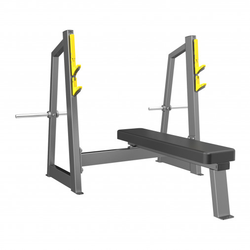 Скамья-стойка для жима штанги лежа (Olympic Bench) DHZ fitness